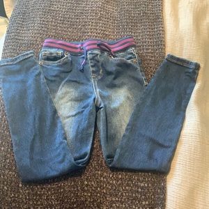 Stretchy waist jeans size 6